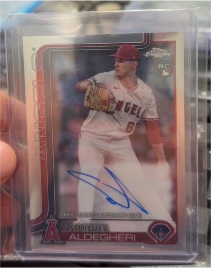 2025 Topps Chrome #RA-SA Samuel Aldegheri — front