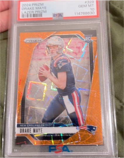 2024 Panini Prizm #329 Drake Maye — front
