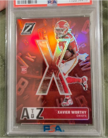2024 Panini Zenith A to Z #24 Xavier Worthy — front
