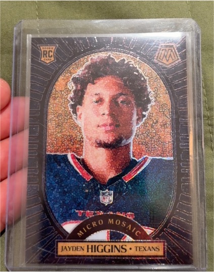 2025 Panini Mosaic #16 Jayden Higgins — front