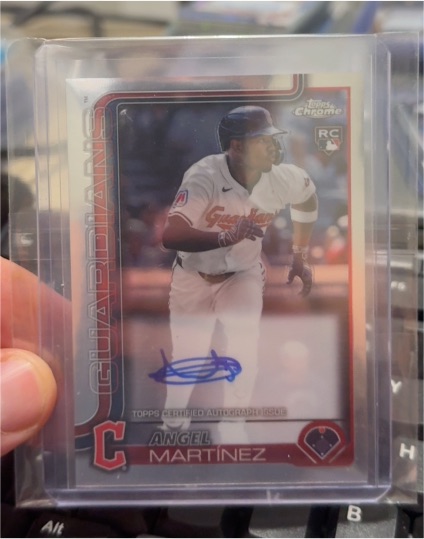 2025 Topps Chrome #RA-AMA Angel Martinez — front
