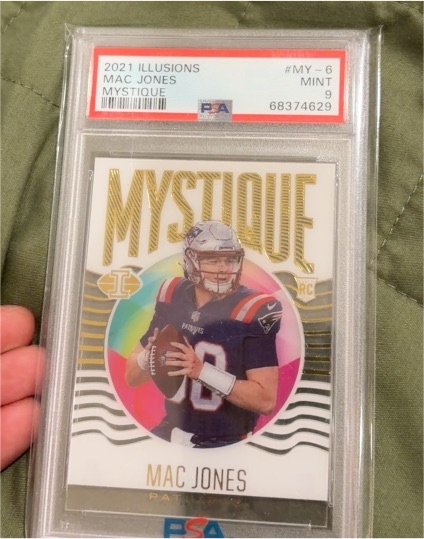 2021 Panini Illusions Mystique #MY-6 Mac Jones — front