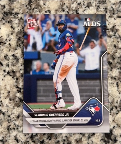 2025 Topps Now #827 Vladimir Guerrero Jr. — front