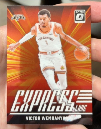 2024-25 Panini Donruss Optic #19 Victor Wembanyama Express Lane — front