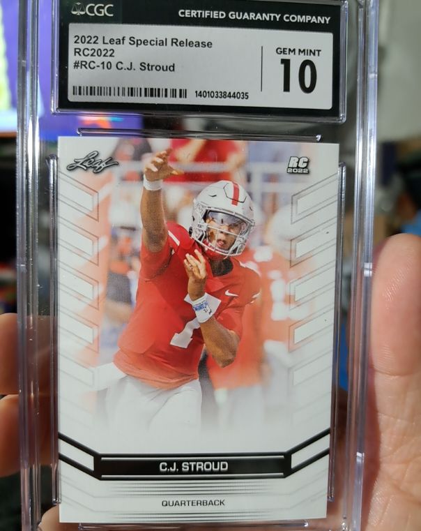 2022 Leaf Special Release #RC-10 C.J. Stroud — front