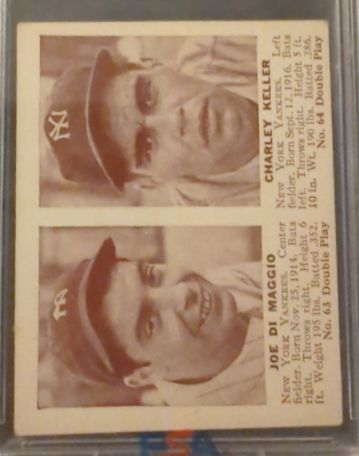 1941 Double Play #39-40 Charley Keller & Joe DiMaggio — front