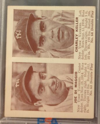 1941 Double Play #15-16 Joe DiMaggio & Charley Keller — front