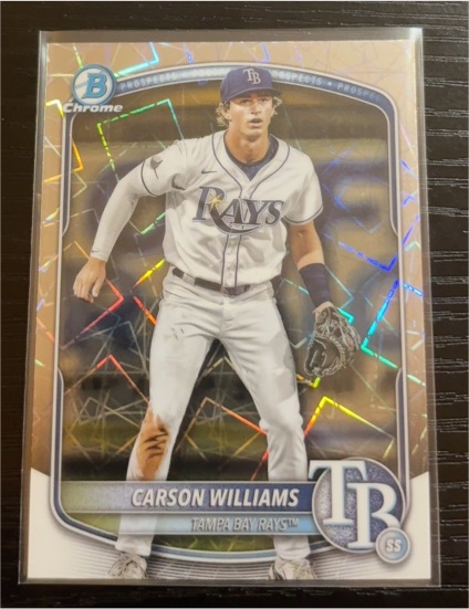 2025 Bowman Chrome #BCP-234 Carson Williams — front