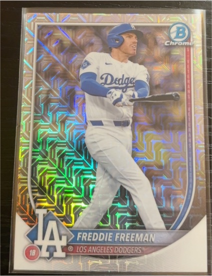 2025 Bowman Chrome #33 Freddie Freeman — front