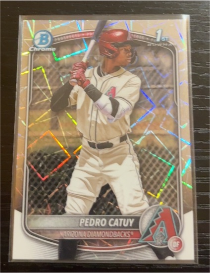 2025 Bowman Chrome #BCP-210 Pedro Catuy — front