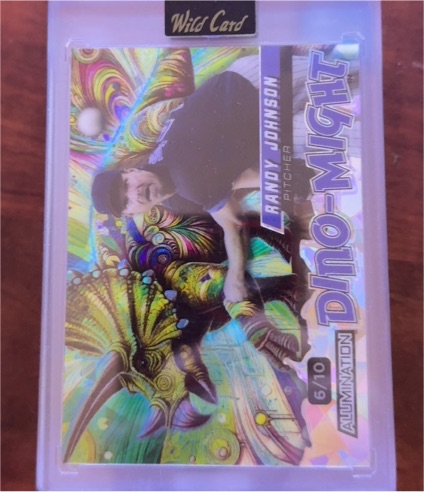 2024 Wild Card Dino-Might Alumination #6 Randy Johnson — front
