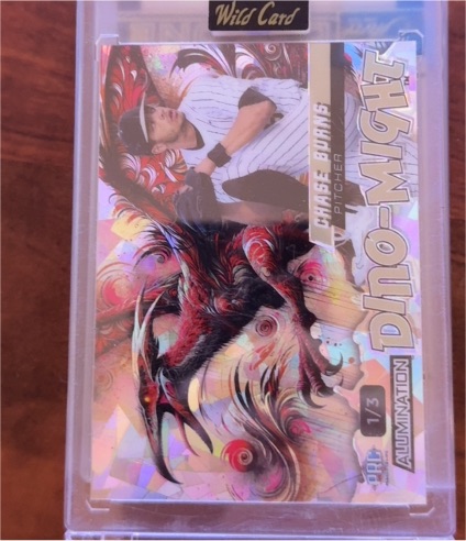 2024 Wild Card Alumination Dino-Might #1 Chase Burns — front