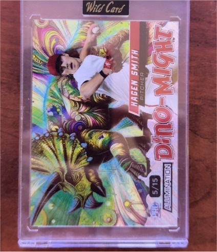 2024 Wild Card Alumination Dino-Might #5/15 Hagen Smith — front