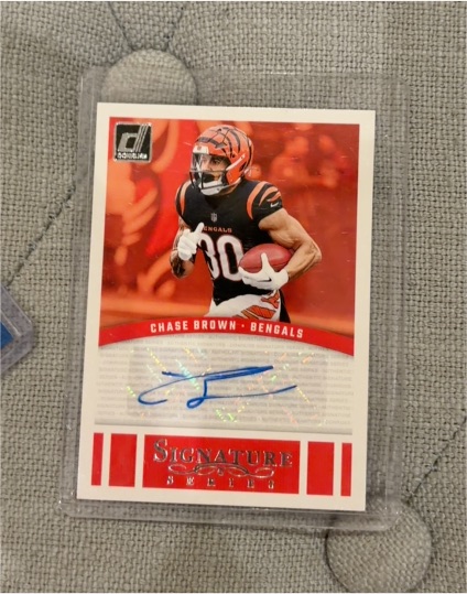 2024 Panini Donruss Signature Series #SSE-CBR Chase Brown — front