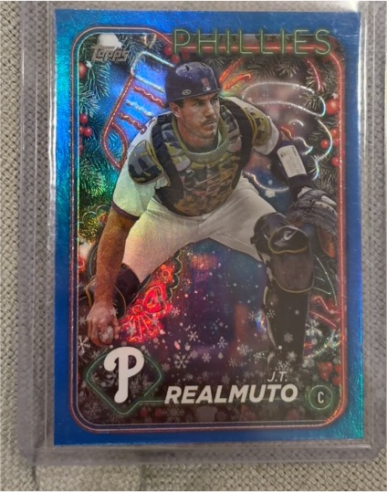 2024 Topps Holiday #H163 J.T. Realmuto — front