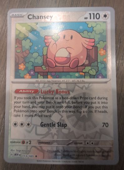 2023 Pokémon TCG Scarlet & Violet 151 #113 Chansey — front