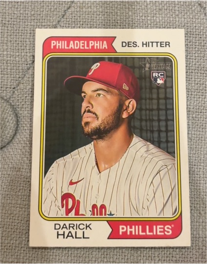 2023 Topps Heritage #140 Darick Hall — front