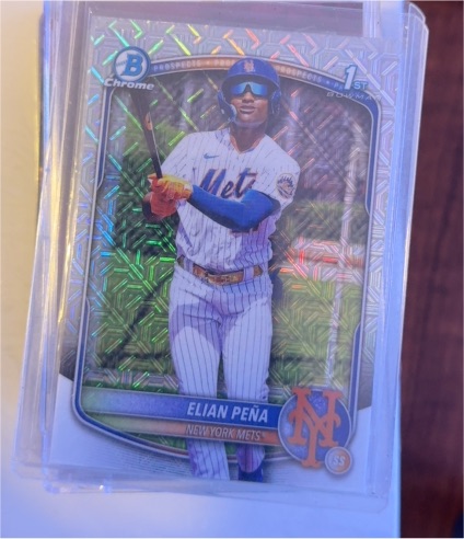 2025 Bowman Chrome #BCP-155 Elian Peña — front