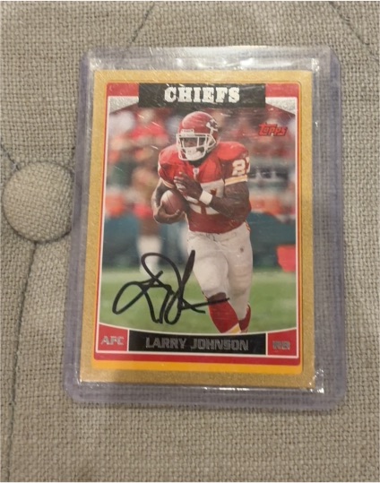 2006 Topps #62 Larry Johnson — front