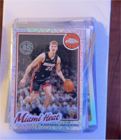 2025-26 Topps Chrome #TC-KJ Kasparas Jakucionis — front