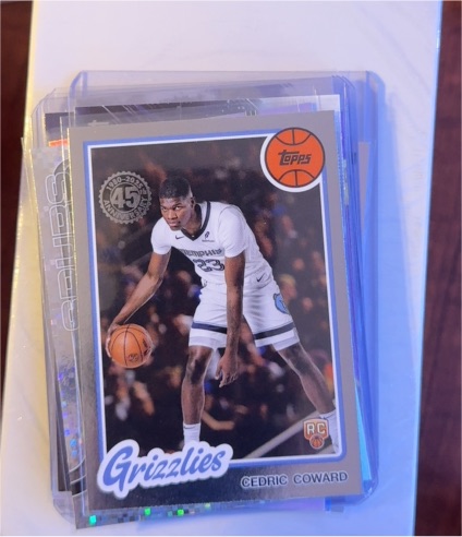 2025-26 Topps #80BK-58 Cedric Coward — front
