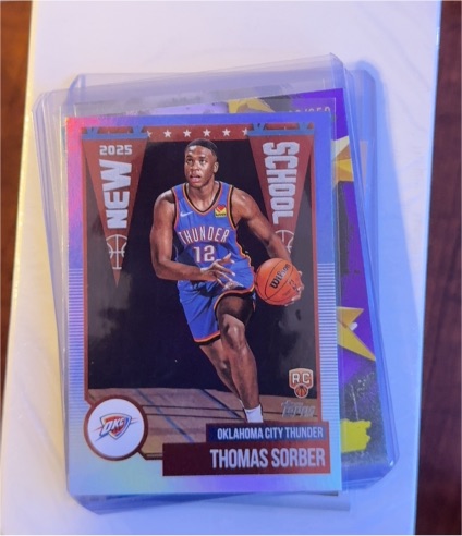 2025-26 Topps #NS-15 Thomas Sorber New School — front