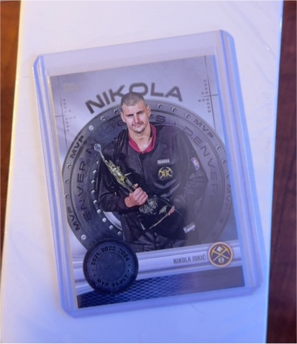2025-26 Topps Basketball #MVP-1 Nikola Jokic MVP Vault — front