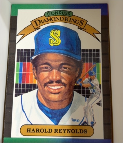 1989 Donruss Diamond Kings #21 Harold Reynolds — front