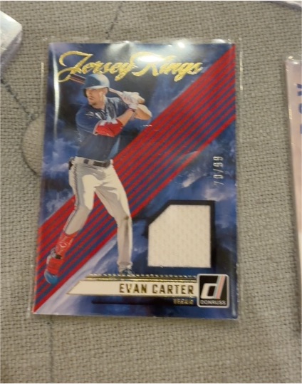 2024 Panini Donruss Jersey Kings #JK-EC Evan Carter — front
