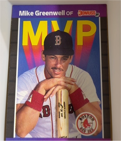 1989 Donruss #BC-13 Mike Greenwell — front