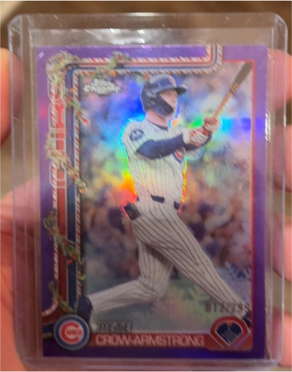 2025 Topps Holiday #H41 Pete Crow-Armstrong — front