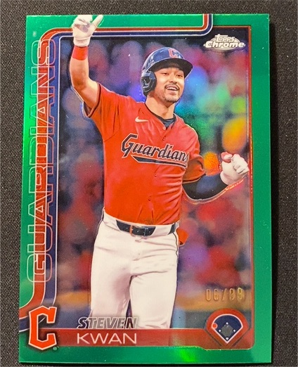 2025 Topps Chrome #202 Steven Kwan — front