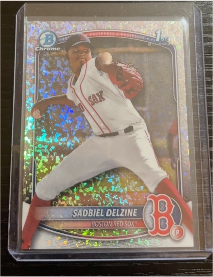 2025 Bowman Chrome #BCP-235 Sadbiel Delzine — front