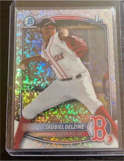 2025 Bowman Chrome #BCP-235 Sadbiel Delzine — front