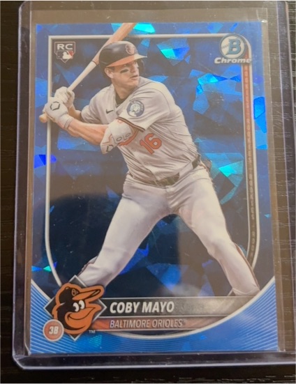 2025 Bowman Chrome #83 Coby Mayo — front