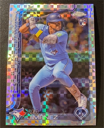 2025 Topps Chrome #276 Leo Jiménez — front