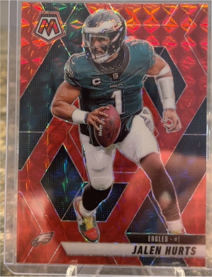 2025 Panini Mosaic #1 Jalen Hurts — front