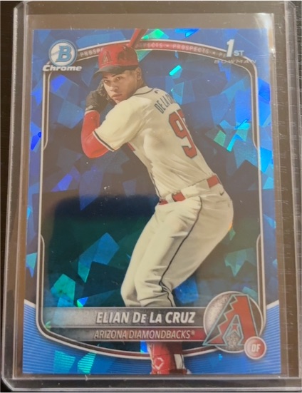 2025 Bowman Chrome #BCP-249 Elian De La Cruz — front