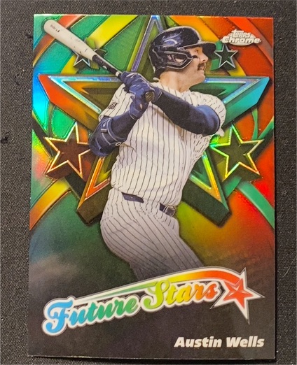 2025 Topps Chrome #FS-9 Austin Wells Future Stars — front
