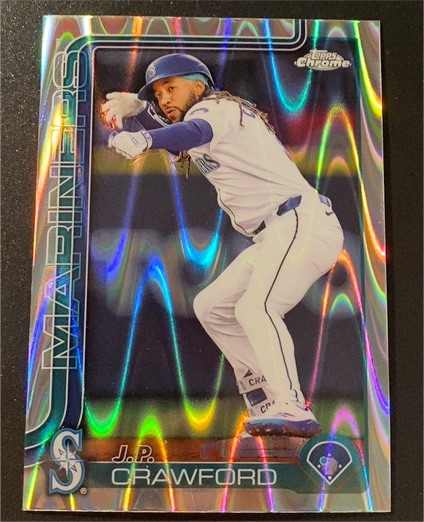 2025 Topps Chrome #181 J.P. Crawford — front
