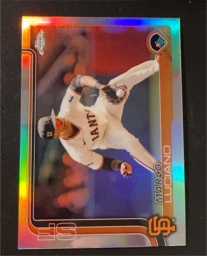 2025 Topps #156 Marco Luciano — front