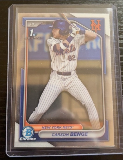 2024 Bowman Draft Chrome #BDC-28 Carson Benge — front