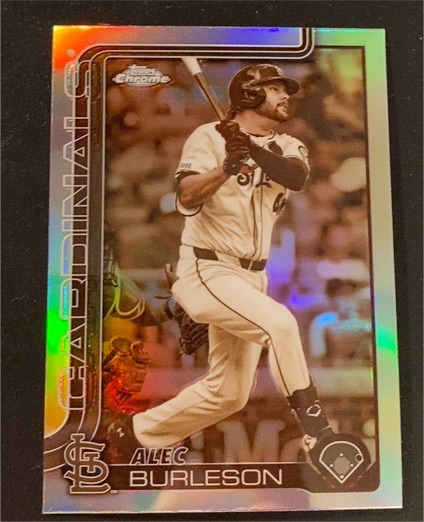 2025 Topps Chrome #281 Alec Burleson — front