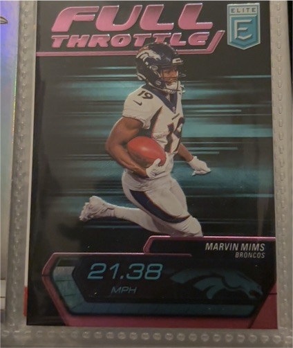 2024 Panini Donruss Elite #17 Marvin Mims Full Throttle — front