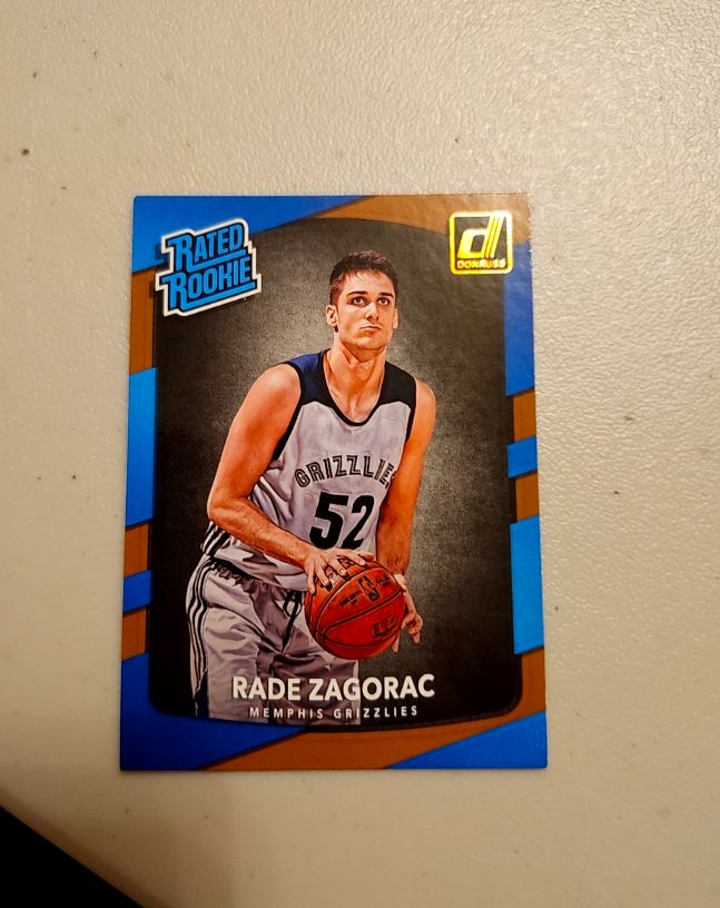 2017-18 Donruss Rated Rookie #155 Rade Zagorac — front