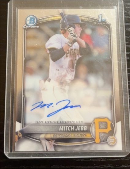 2025 Bowman Chrome #CPA-MJ Mitch Jebb — front
