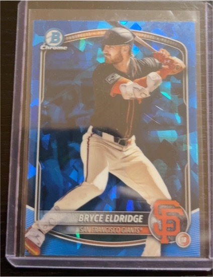 2025 Bowman Chrome #BCP-180 Bryce Eldridge — front