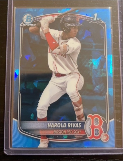 2025 Bowman Chrome #BCP-216 Harold Rivas — front