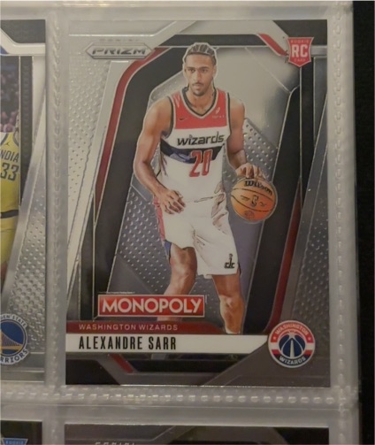 2024-25 Panini Prizm Monopoly #86 Alexandre Sarr — front