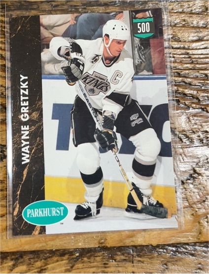 1991-92 Parkhurst #429 Wayne Gretzky 500 Goal Club — front